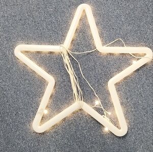 Christmas Lighted Star 25.5" Display in windows or wall. Preowned